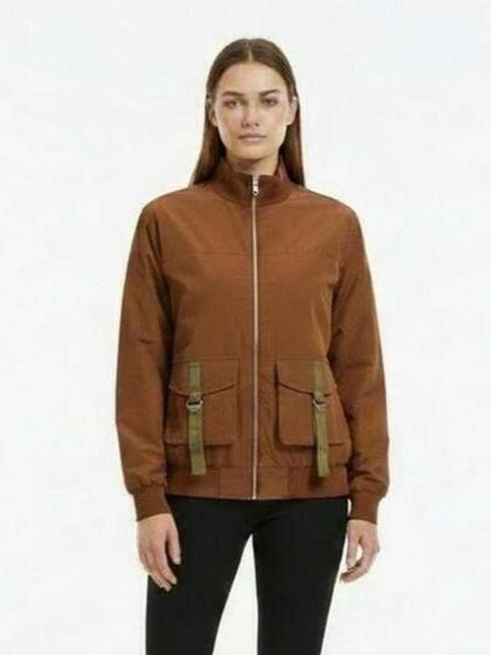Richard Malcolm Brown Zip Jacket Utility Pockets